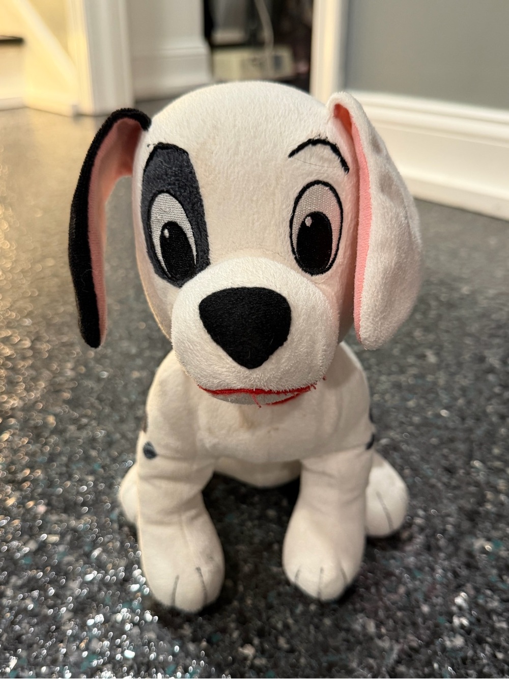Kohls Disney 101 Dalmatians Plush 10" Dog White Black Puppy Stuffed Animal Toy